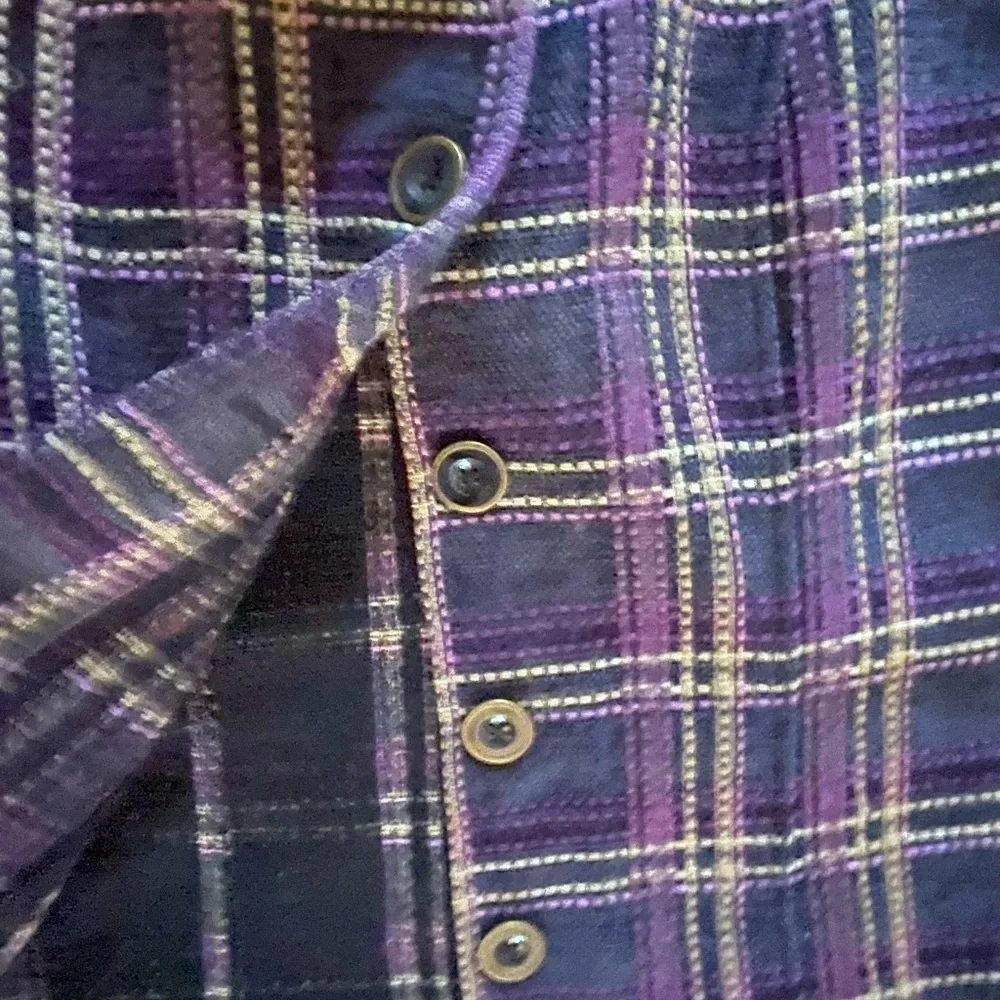 Christopher and Banks Purple Tweed Vest Small‎ - Picture 2 of 4